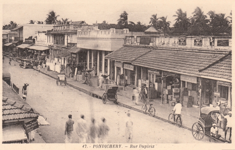 09-04 - Pondichery - rue Dupleix - 1